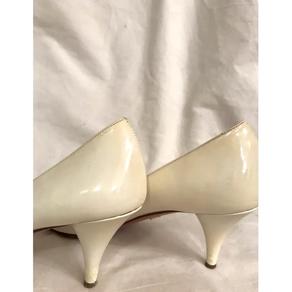 Prada Calzature Donna Patent Leather Pumps Peep/Open Toe - Picture 11 of 13
